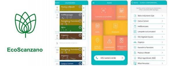 App EcoScanzano su Apple Store e Google Play