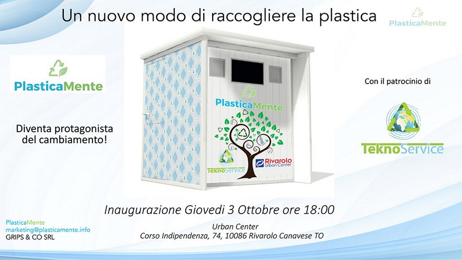 Teknoservice nuova raccolta plastica nel comune di Rivarolo
