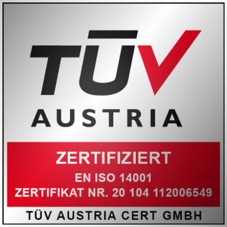 certificazione ZERTIFIERT EN ISO 14001